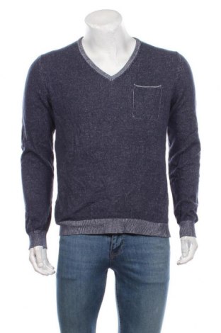 Мъжки пуловер Straight Up, Размер L, Цвят Син, Памук, Цена 25,20 лв.