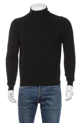 Мъжки пуловер Zara, Размер M, Цвят Черен, 83% вискоза, 17% полиамид, Цена 33,60 лв.
