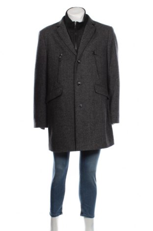 Palton de bărbați Jim Spencer, Mărime XL, Culoare Gri, 60% poliester, 40% lână, Preț 193,97 Lei