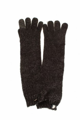 Ръкавици TWINSET, Цвят Черен, 51% акрил, 49% полиестер, Цена 59,40 лв.