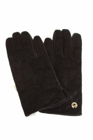 Handschuhe TWINSET, Farbe Schwarz, Kunstleder, Preis 46,00 €