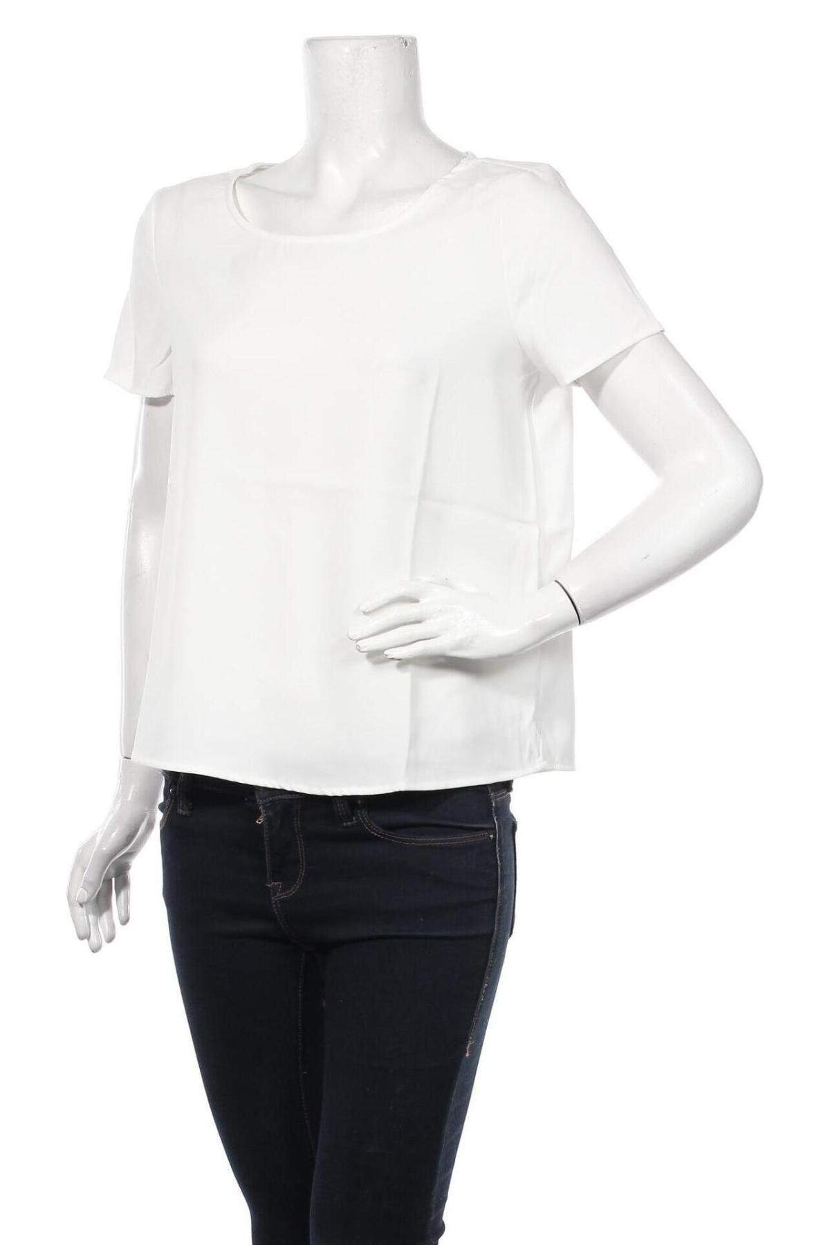 Γυναικεία μπλούζα Vila, Μέγεθος S, Χρώμα Λευκό, 96% πολυεστέρας, 4% ελαστάνη, Τιμή 10,82 €