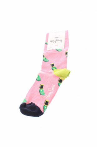 Κάλτσες Happy Socks, Μέγεθος M, Χρώμα Ρόζ , 86% βαμβάκι, 12% πολυαμίδη, 2% ελαστάνη, Τιμή 6,73 €