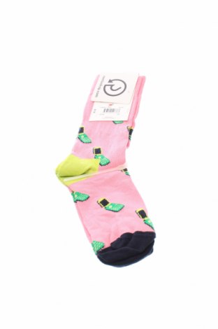 Κάλτσες Happy Socks, Μέγεθος M, Χρώμα Ρόζ , 86% βαμβάκι, 12% πολυαμίδη, 2% ελαστάνη, Τιμή 6,73 €