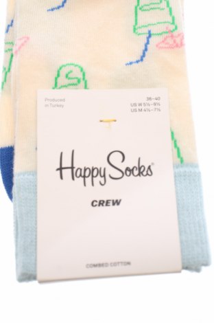 Κάλτσες Happy Socks, Μέγεθος M, Χρώμα Πολύχρωμο, 86% βαμβάκι, 12% πολυαμίδη, 2% ελαστάνη, Τιμή 4,49 €