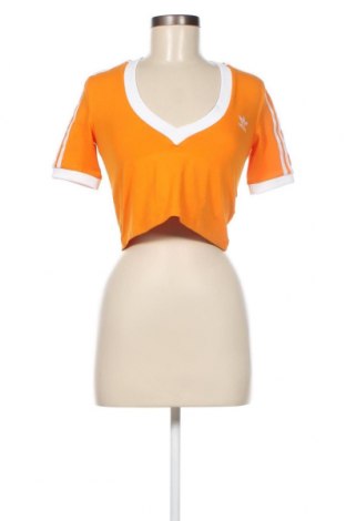Γυναικεία μπλούζα Adidas Originals, Μέγεθος XS, Χρώμα Πορτοκαλί, 93% βαμβάκι, 7% ελαστάνη, Τιμή 29,46 €