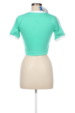 Γυναικεία μπλούζα Adidas Originals, Μέγεθος XS, Χρώμα Πράσινο, 93% βαμβάκι, 7% ελαστάνη, Τιμή 32,73 €