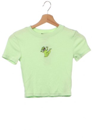 Γυναικεία μπλούζα Bershka, Μέγεθος XS, Χρώμα Πράσινο, 65% πολυεστέρας, 33% βισκόζη, 2% ελαστάνη, Τιμή 19,79 €
