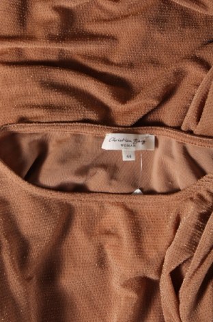 Γυναικεία μπλούζα Christian Berg, Μέγεθος XL, Χρώμα  Μπέζ, 85% πολυαμίδη, 10% μεταλλικά νήματα, 5% ελαστάνη, Τιμή 19,79 €