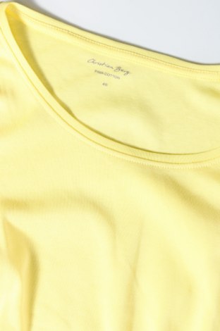 Γυναικεία μπλούζα Christian Berg, Μέγεθος M, Χρώμα Κίτρινο, Βαμβάκι, Τιμή 49,48 €