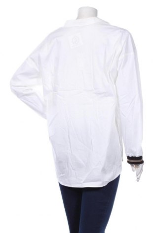 Γυναικεία μπλούζα Comma,, Μέγεθος L, Χρώμα Λευκό, 71% βαμβάκι, 26% πολυαμίδη, 3% ελαστάνη, Τιμή 30,67 €