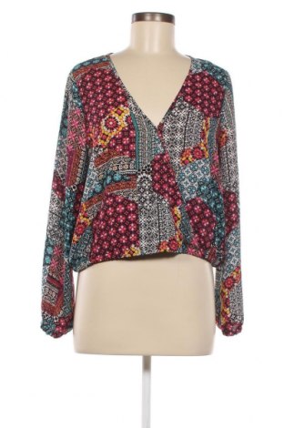 Γυναικεία μπλούζα Gina Tricot, Μέγεθος L, Χρώμα Πολύχρωμο, Πολυεστέρας, Τιμή 14,11 €