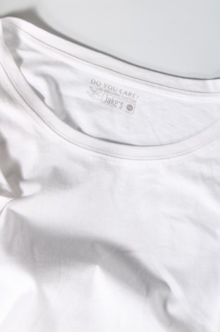 Γυναικεία μπλούζα Jake*s, Μέγεθος XXL, Χρώμα Λευκό, Βαμβάκι, Τιμή 11,86 €