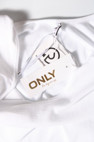 Γυναικεία μπλούζα ONLY, Μέγεθος M, Χρώμα Λευκό, 95% βαμβάκι, 5% ελαστάνη, Τιμή 24,74 €