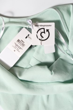 Γυναικεία μπλούζα ONLY, Μέγεθος M, Χρώμα Πράσινο, 95% βαμβάκι, 5% ελαστάνη, Τιμή 24,74 €