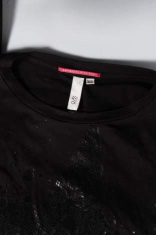 Γυναικεία μπλούζα Q/S by S.Oliver, Μέγεθος XS, Χρώμα Μαύρο, Βαμβάκι, Τιμή 16,06 €