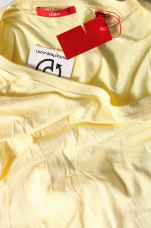 Γυναικεία μπλούζα S.Oliver, Μέγεθος XL, Χρώμα Κίτρινο, 95% βισκόζη, 5% ελαστάνη, Τιμή 20,36 €