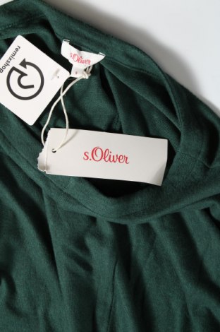 Γυναικεία μπλούζα S.Oliver, Μέγεθος S, Χρώμα Πράσινο, 78% βισκόζη, 17% πολυεστέρας, 5% ελαστάνη, Τιμή 18,35 €