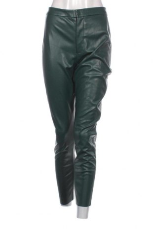 Γυναικείο παντελόνι δερμάτινο Oviesse, Μέγεθος L, Χρώμα Πράσινο, Τιμή 19,02 €