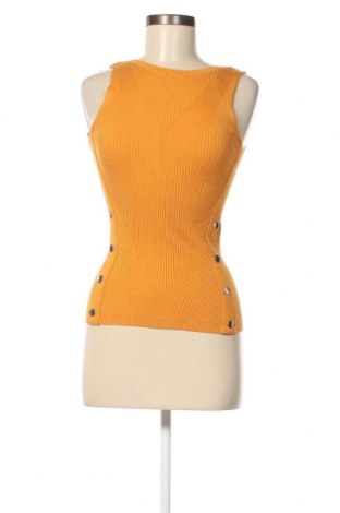 Γυναικείο αμάνικο μπλουζάκι Comma,, Μέγεθος S, Χρώμα Κίτρινο, 81% βισκόζη, 19% πολυαμίδη, Τιμή 45,88 €