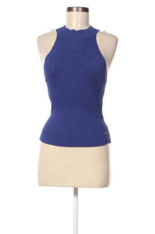 Γυναικείο αμάνικο μπλουζάκι Fracomina, Μέγεθος M, Χρώμα Μπλέ, Τιμή 12,92 €