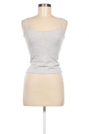 Γυναικείο αμάνικο μπλουζάκι NA-KD, Μέγεθος XS, Χρώμα Γκρί, 50% βαμβάκι, 50% πολυεστέρας, Τιμή 29,38 €