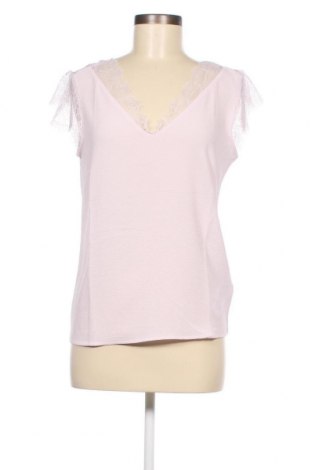 Γυναικείο αμάνικο μπλουζάκι Naf Naf, Μέγεθος M, Χρώμα Βιολετί, 50% πολυεστέρας, 40% βισκόζη, 10% πολυαμίδη, Τιμή 29,38 €