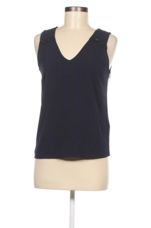 Γυναικείο αμάνικο μπλουζάκι Naf Naf, Μέγεθος M, Χρώμα Μπλέ, 97% πολυεστέρας, 3% ελαστάνη, Τιμή 11,75 €