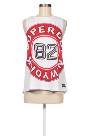 Γυναικείο αμάνικο μπλουζάκι Superdry, Μέγεθος M, Χρώμα Λευκό, Βαμβάκι, Τιμή 25,80 €