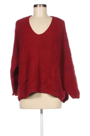 Дамски пуловер An'ge, Размер M, Цвят Червен, Цена 8,00 лв.