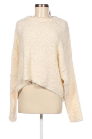 Дамски пуловер Bershka, Размер L, Цвят Бежов, Цена 42,40 лв.