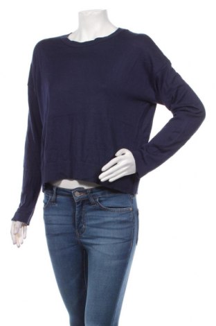 Дамски пуловер Lefties, Размер M, Цвят Син, Цена 21,60 лв.