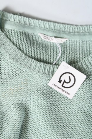 Дамски пуловер ONLY, Размер S, Цвят Зелен, Цена 67,50 лв.