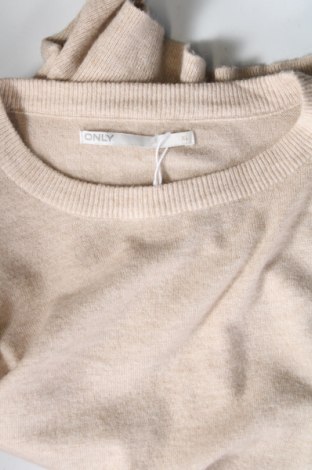 Дамски пуловер ONLY, Размер XL, Цвят Бежов, Цена 67,50 лв.