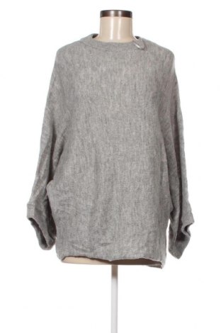 Дамски пуловер Zara Knitwear, Размер M, Цвят Сив, Цена 16,80 лв.