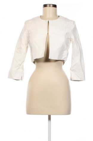 Γυναικείο δερμάτινο μπουφάν Fracomina, Μέγεθος S, Χρώμα Λευκό, Τιμή 23,75 €