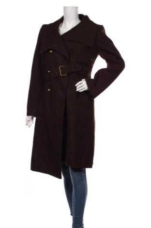 Дамско палто BCBG Max Azria, Размер M, Цвят Кафяв, 60% вълна, 35% вискоза, 5% кашмир, Цена 158,00 лв.