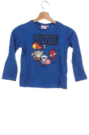 Детска блуза Marvel, Размер 6-7y/ 122-128 см, Цвят Син, Цена 15,40 лв.