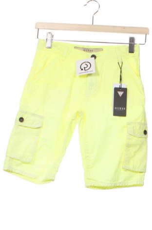 Детски къс панталон Guess, Размер 9-10y/ 140-146 см, Цвят Жълт, Цена 25,07 лв.