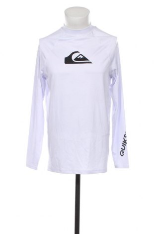 Мъжка спортна блуза Quiksilver, Размер L, Цвят Бял, 92% полиестер, 8% еластан, Цена 43,20 лв.