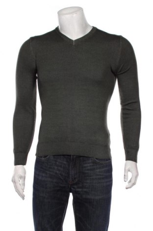 Мъжки пуловер Cavallaro Napoli, Размер S, Цвят Зелен, Мерино, Цена 34,20 лв.