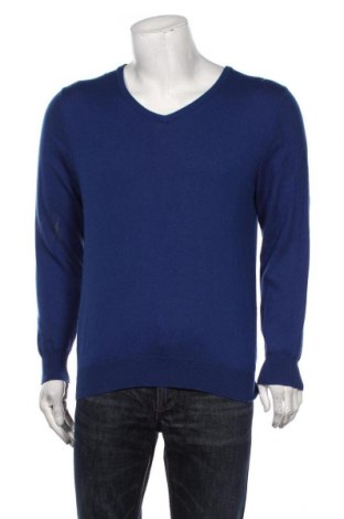 Мъжки пуловер Dunmore, Размер M, Цвят Син, 35% вискоза, 30% вълна, 30% полиамид, 5% кашмир, Цена 28,00 лв.