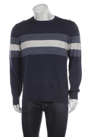 Мъжки пуловер Gap, Размер M, Цвят Син, 97% памук, 3% други тъкани, Цена 32,00 лв.