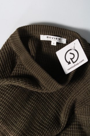Мъжки пуловер Review, Размер S, Цвят Зелен, Цена 67,50 лв.