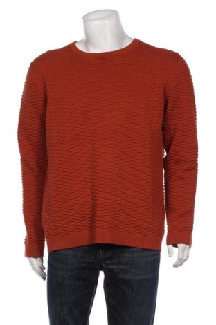 Мъжки пуловер S.Oliver, Размер XL, Цвят Кафяв, Памук, Цена 28,80 лв.