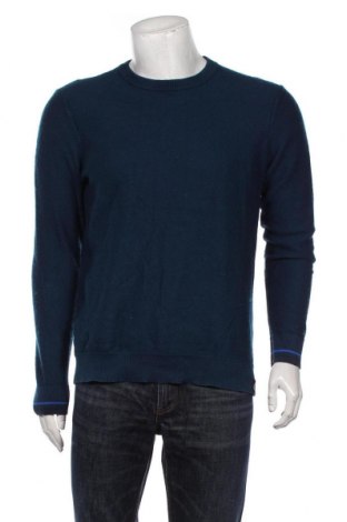 Мъжки пуловер Scotch & Soda, Размер L, Цвят Син, 80% памук, 20% вълна, Цена 55,80 лв.