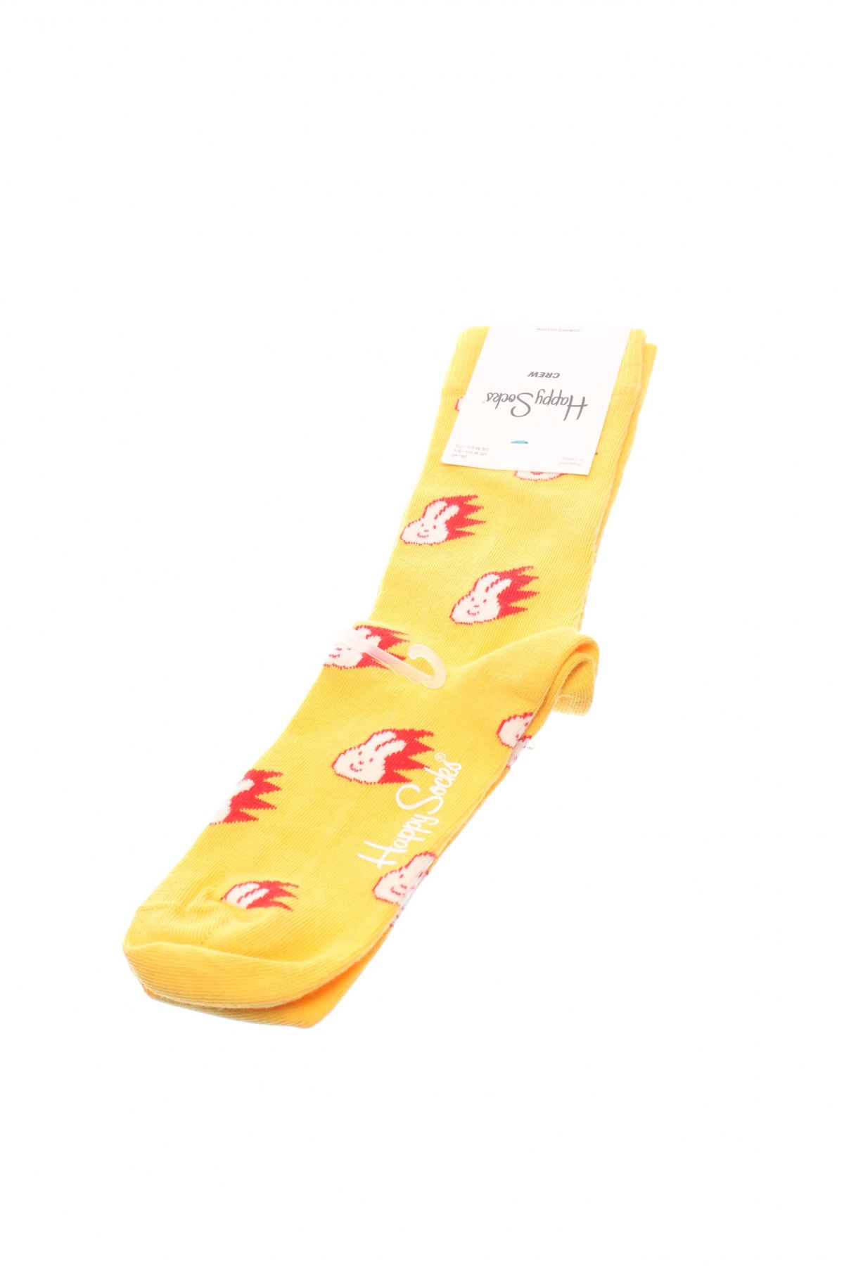 Κάλτσες Happy Socks, Μέγεθος M, Χρώμα Κίτρινο, 86% βαμβάκι, 12% πολυαμίδη, 2% ελαστάνη, Τιμή 6,73 €