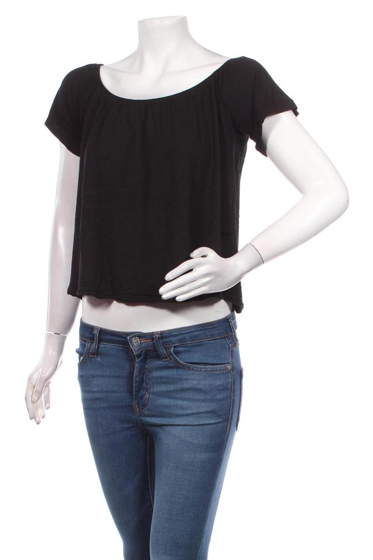 Γυναικεία μπλούζα Clockhouse, Μέγεθος M, Χρώμα Μαύρο, Τιμή 16,08 €