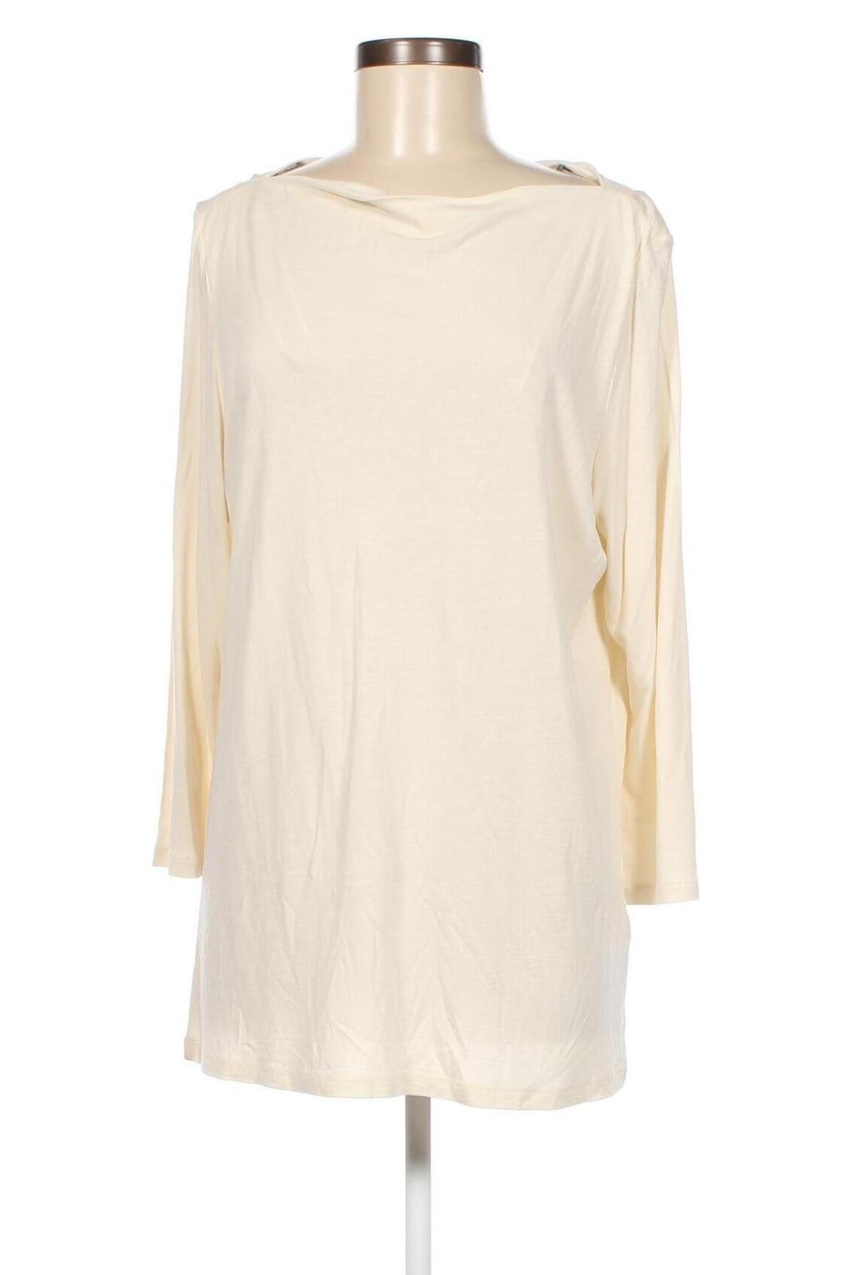 Γυναικεία μπλούζα Esprit, Μέγεθος XL, Χρώμα Εκρού, Βισκόζη, Τιμή 19,79 €