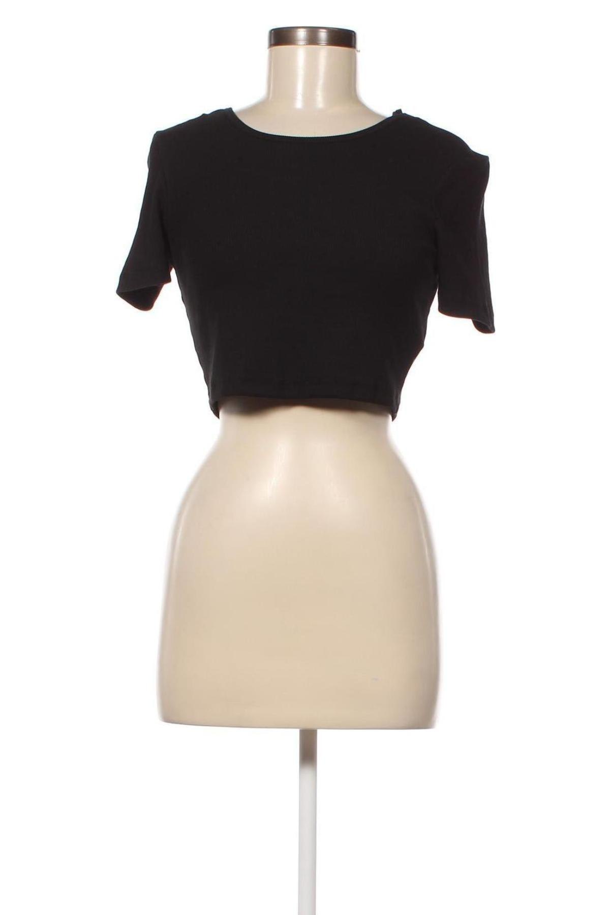 Γυναικεία μπλούζα ONLY, Μέγεθος M, Χρώμα Μαύρο, 95% βαμβάκι, 5% ελαστάνη, Τιμή 29,69 €